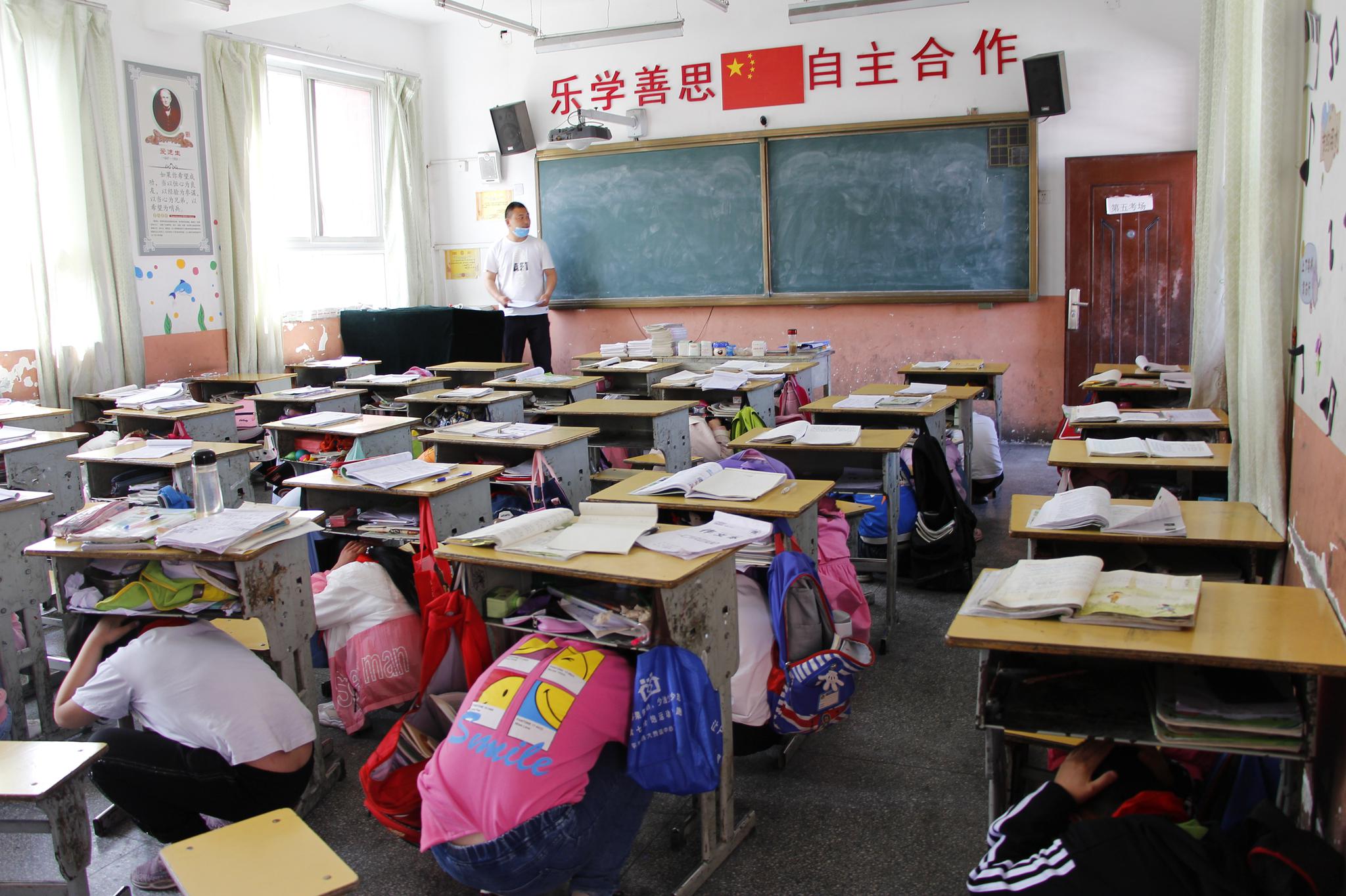 平利县大贵镇中心小学开展防灾减灾主题教育活动