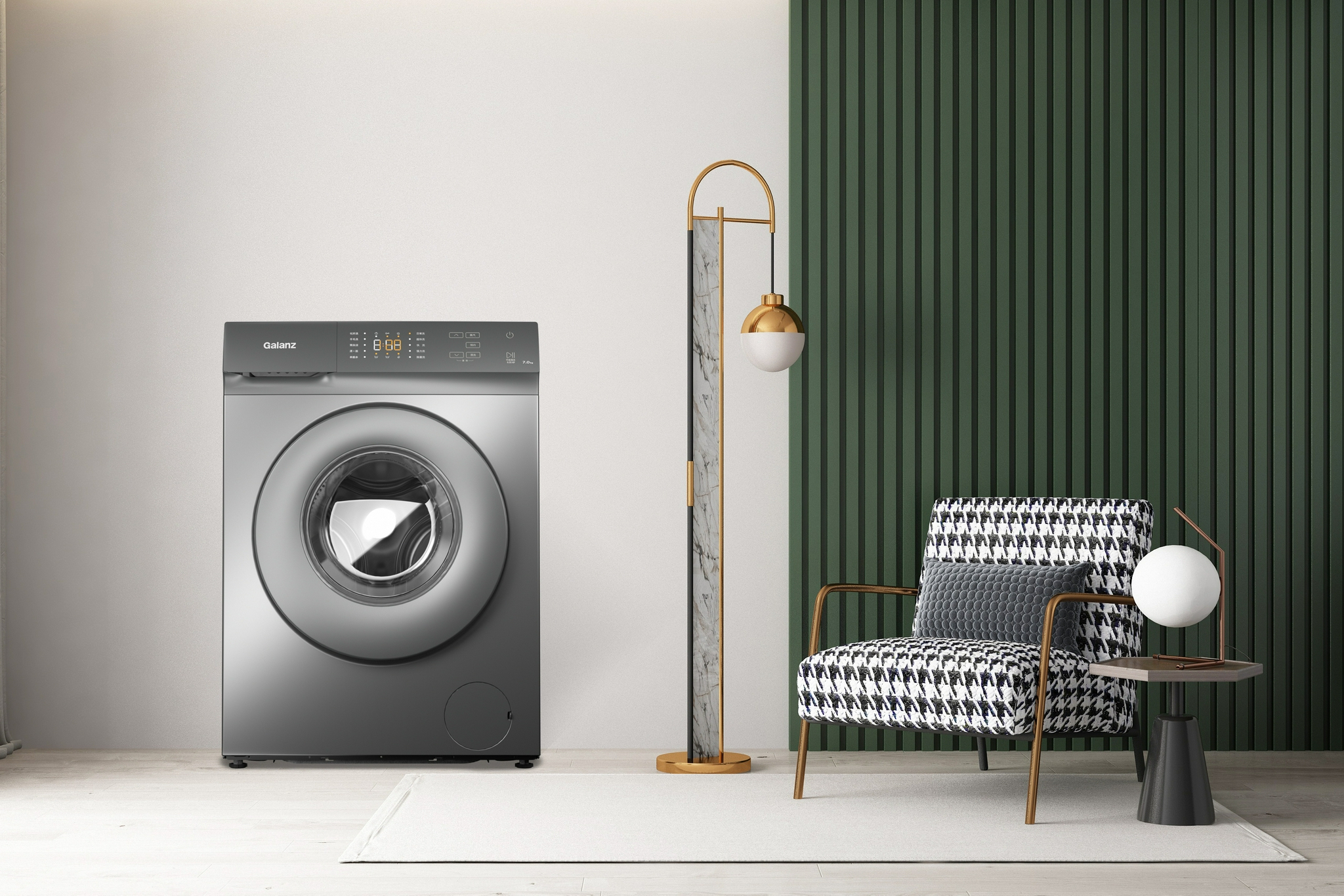 仅420mm的格兰仕超薄滚筒洗衣机,向极致创新致敬!-家电圈官网