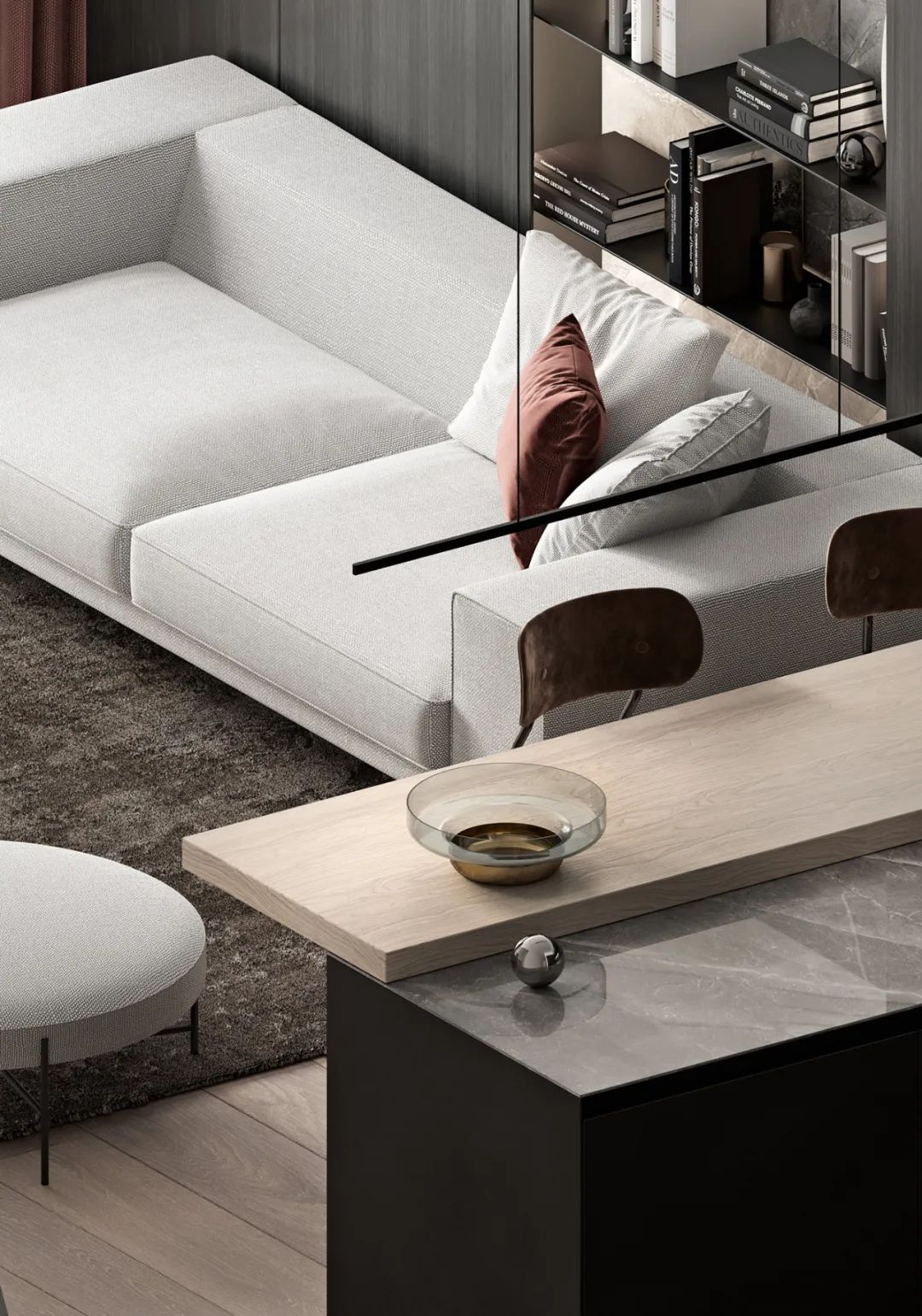 仅有84㎡公寓,简约感十足,这样高级的"化繁为简",真有远见