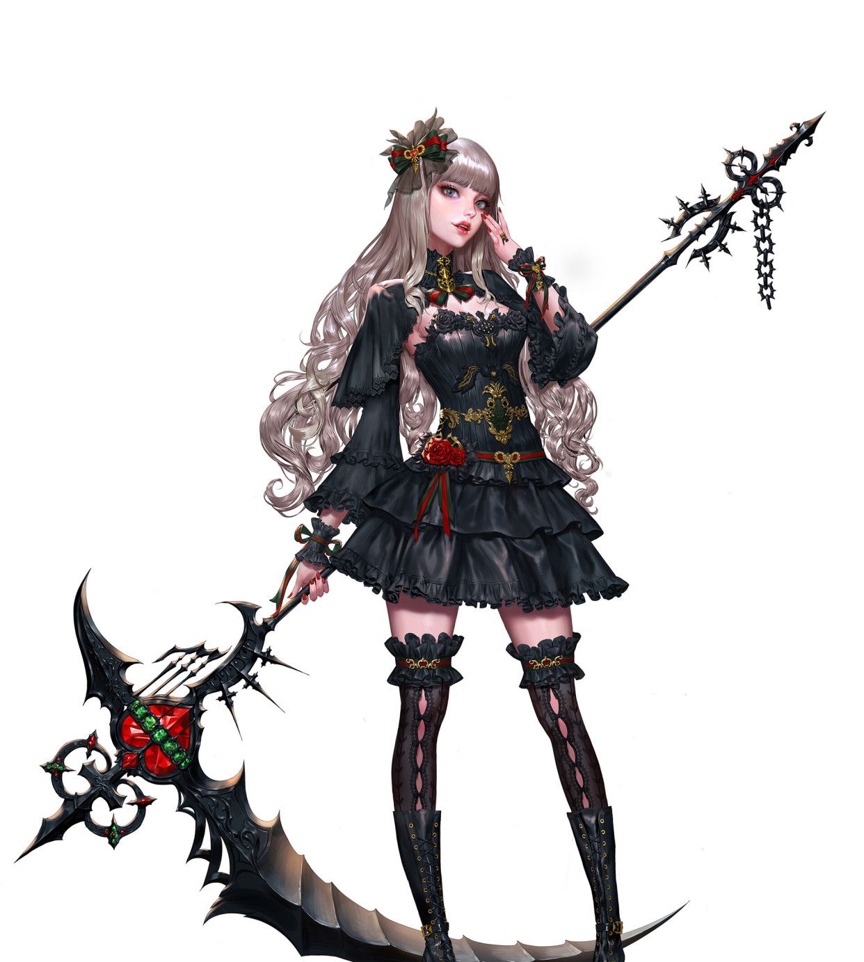 一组造型相当美型的韩国插画作品欣赏!画技不错画风多样!