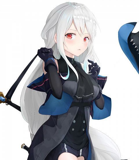 明日方舟:最强女剑士斯卡蒂同人漫画欣赏