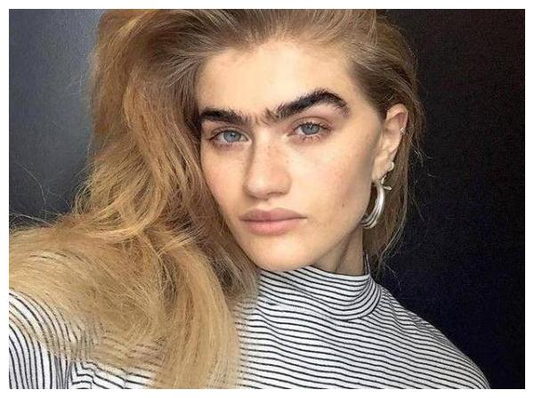 俄罗斯女子腰带眉竟成网红奇葩的眉毛大盘点连热巴都上头