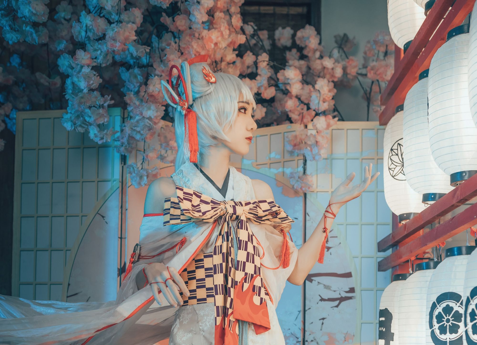 Cosplay 阴阳师不知火 轻纱罗曼玉体横陈 圣火为令愿许来生 幽漫网 Cosplay 阴阳师不知火 轻纱罗曼玉体横陈 圣火为令愿许来生 幽漫网