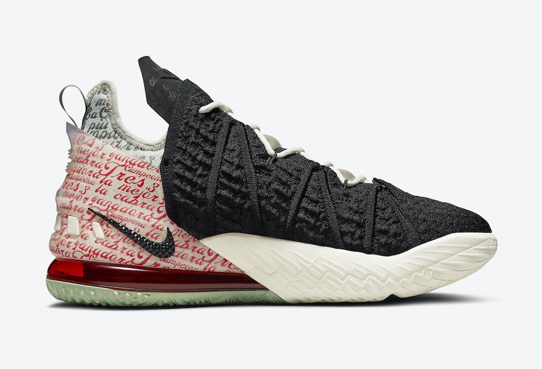 詹姆斯 & 传奇,nike lebron 18「goat」配色无预警亮相!