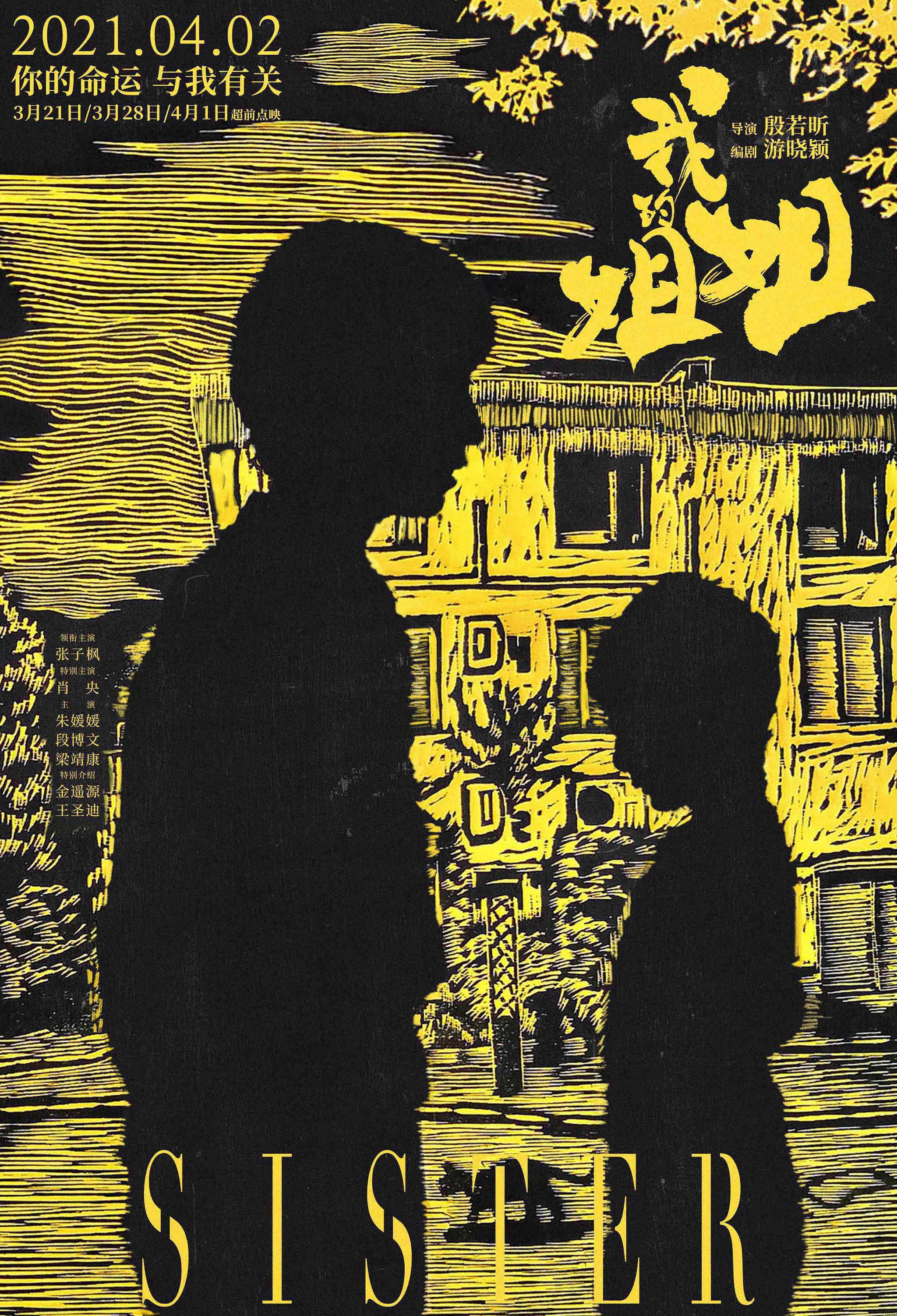 电影《我的姐姐》曝国际版海报 张子枫演绎揪心姐弟情 难抉择