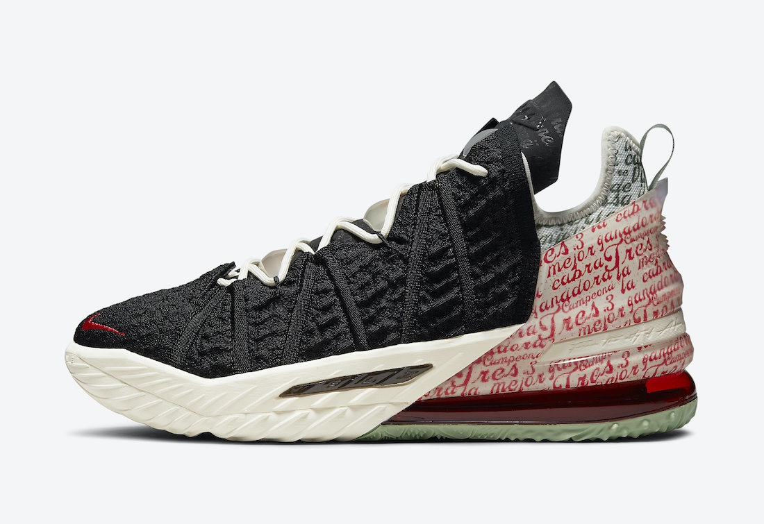 詹姆斯 & 传奇,nike lebron 18「goat」配色无预警亮相!