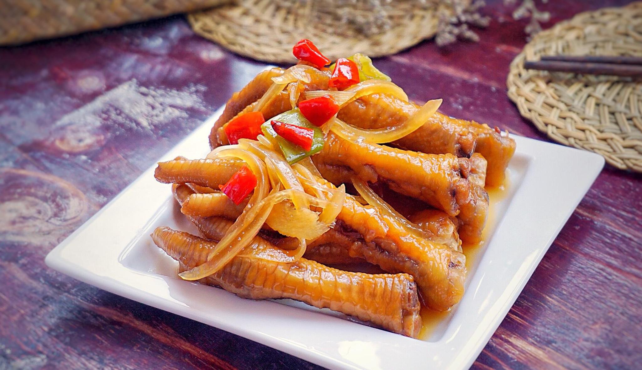 超简单又下饭的爽口凤爪香辣开胃一口接着一口停不下来了