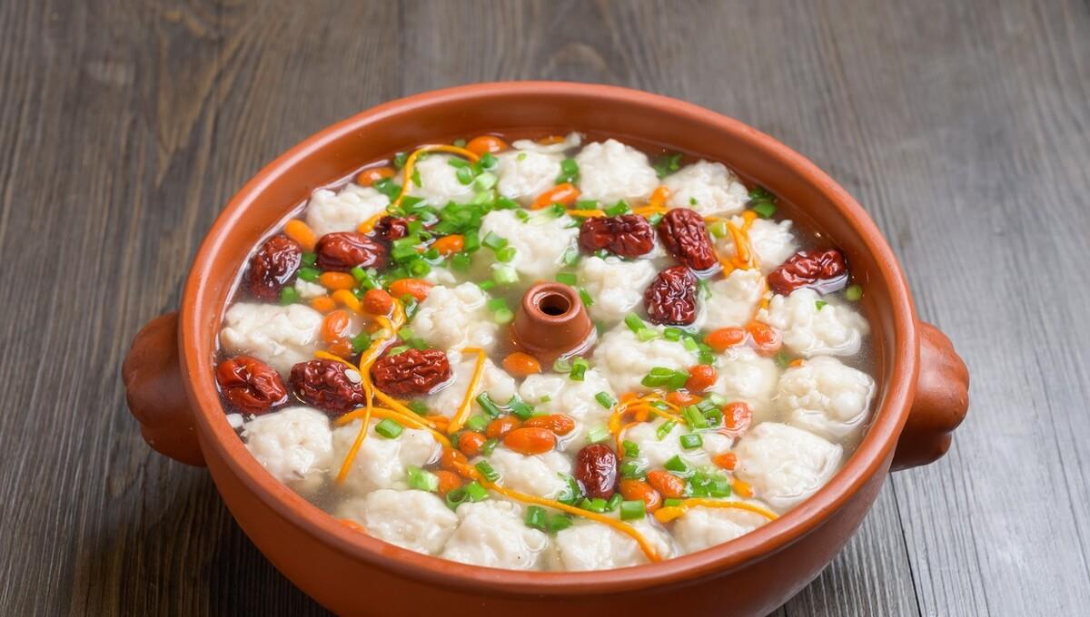 丸子汤汆鱼花汆白肉汆菜叶丸子菜谱