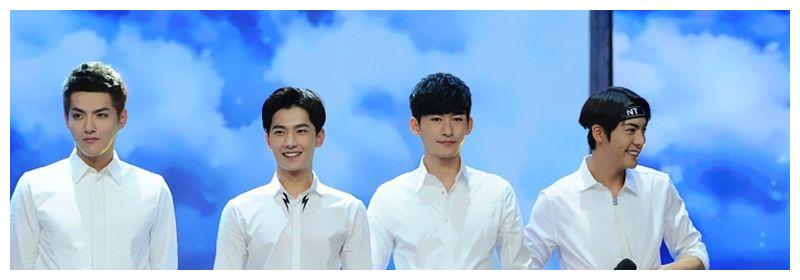 吴亦凡杨洋张翰陈伟霆站在一起身高差的也太明显了吧