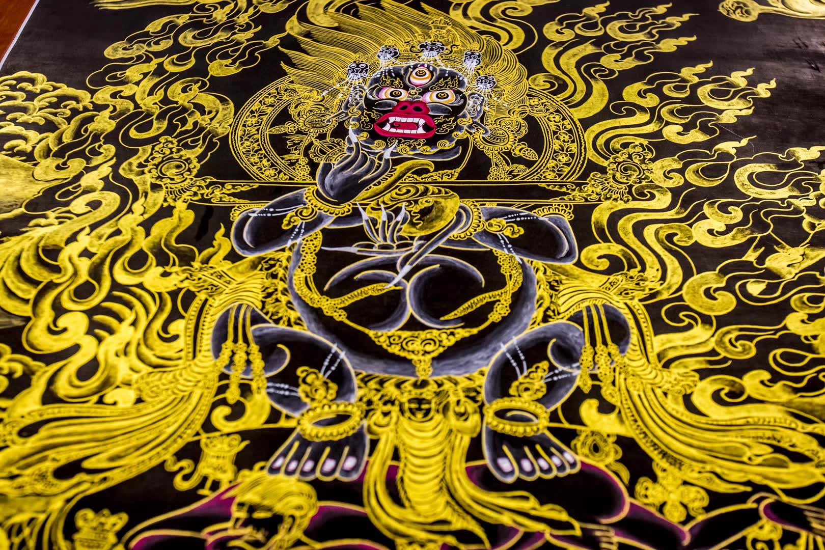 大黑天的传说和由来|梵语|天神|骷髅_新浪新闻