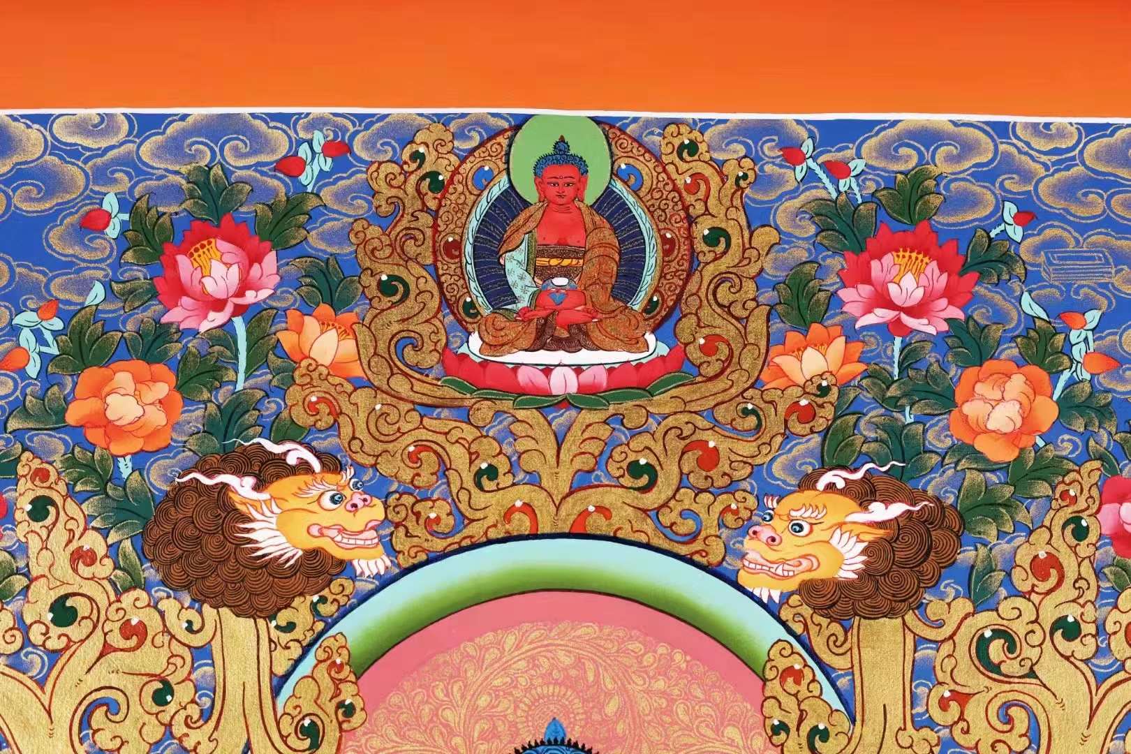 唐卡从选布到绘画的流程