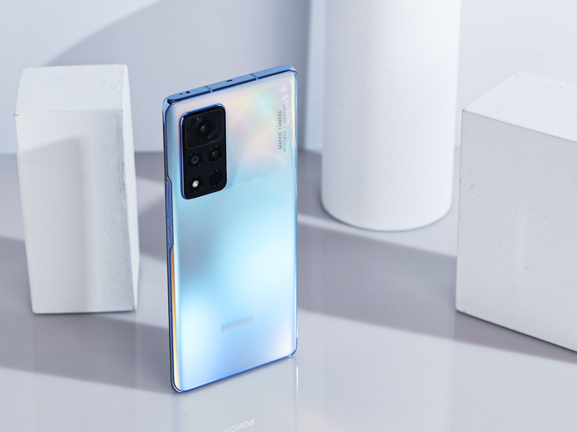 双层纹理镀膜全新视觉体验荣耀v40手机外观图赏