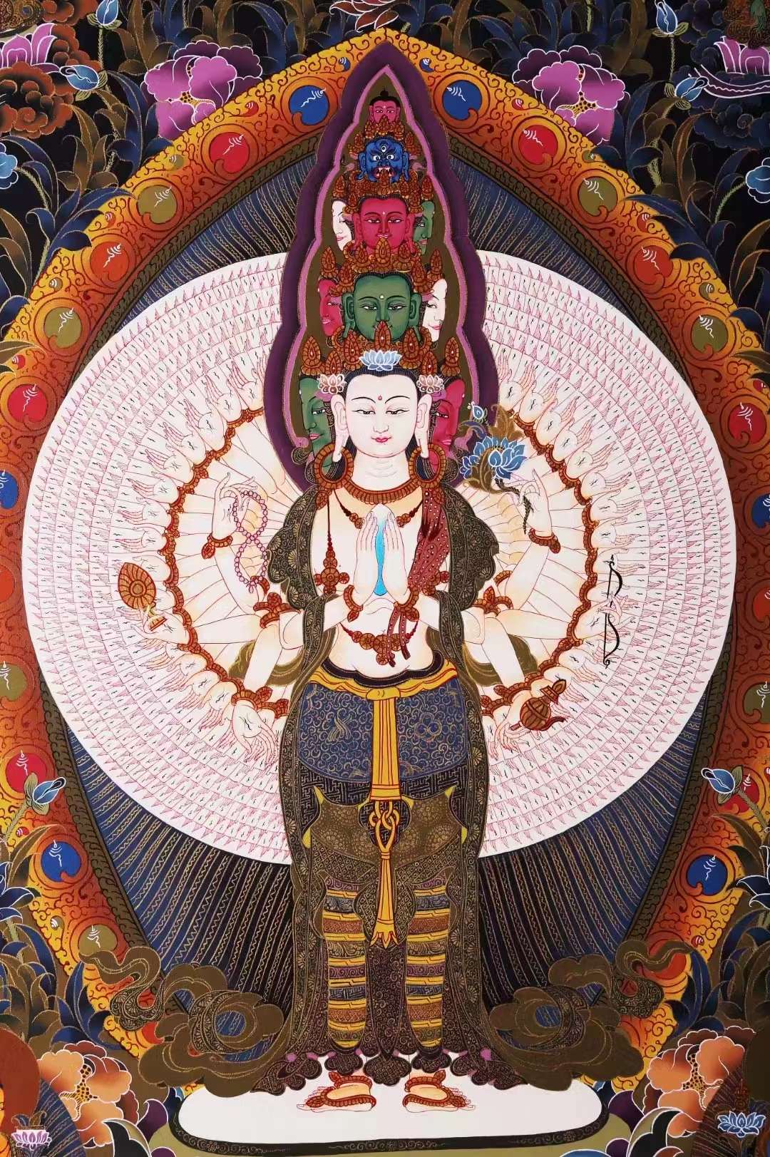 唐卡的绘制流程与细节