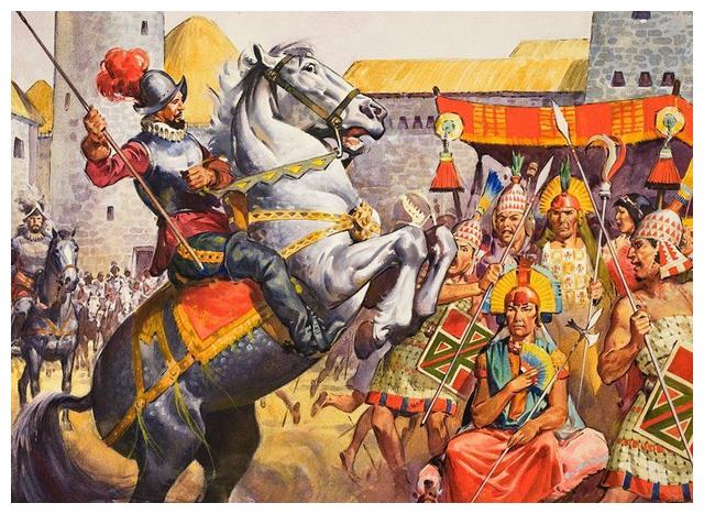 为啥皮萨罗只用168个西班牙骑兵便将印加帝国挑翻下马