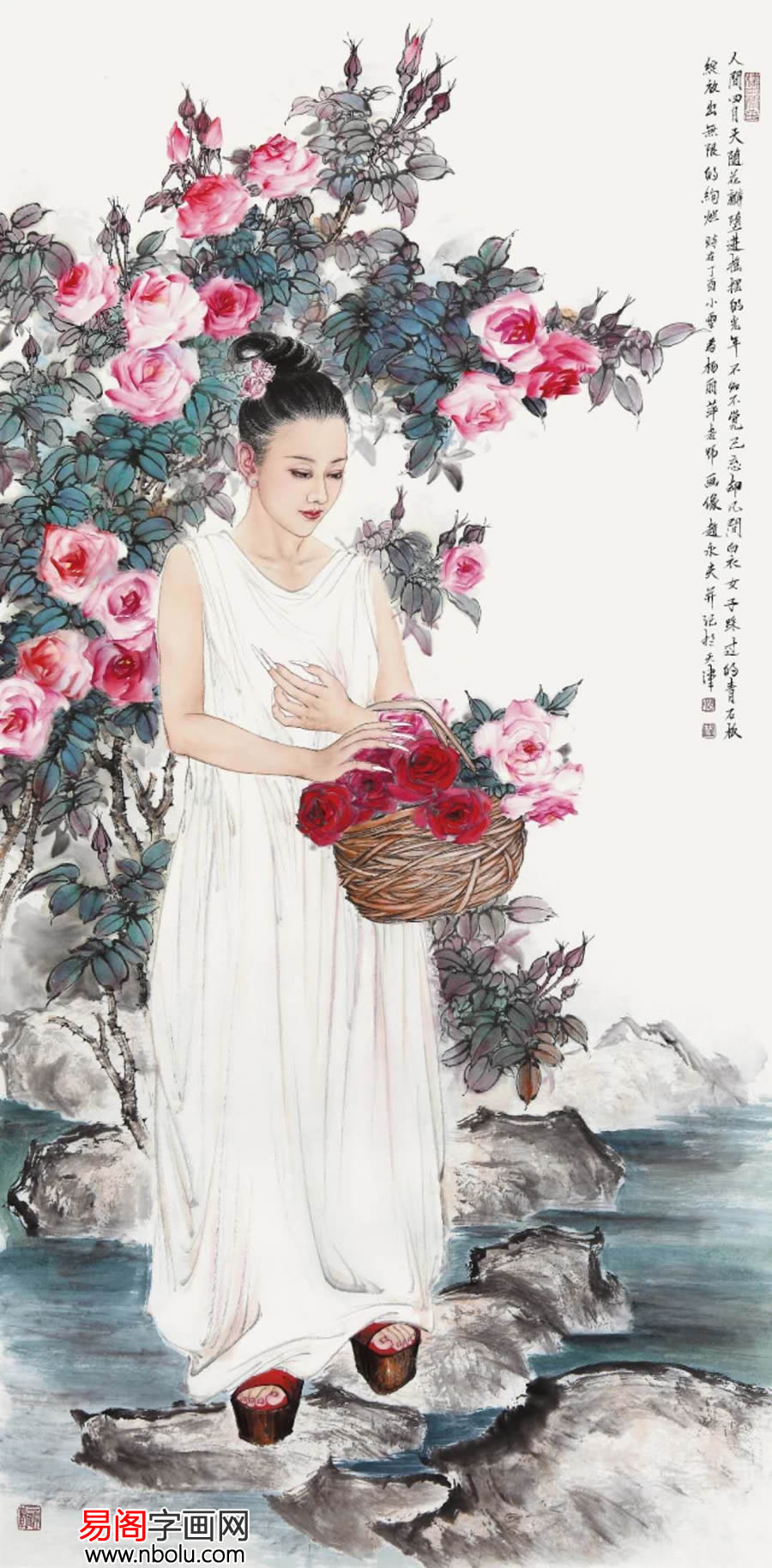 画家赵永夫工笔人物风华绝代