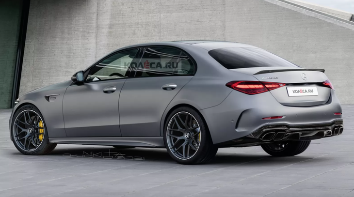 全新梅赛德斯amgc63渲染图曝光最新家族式设计或年内亮相