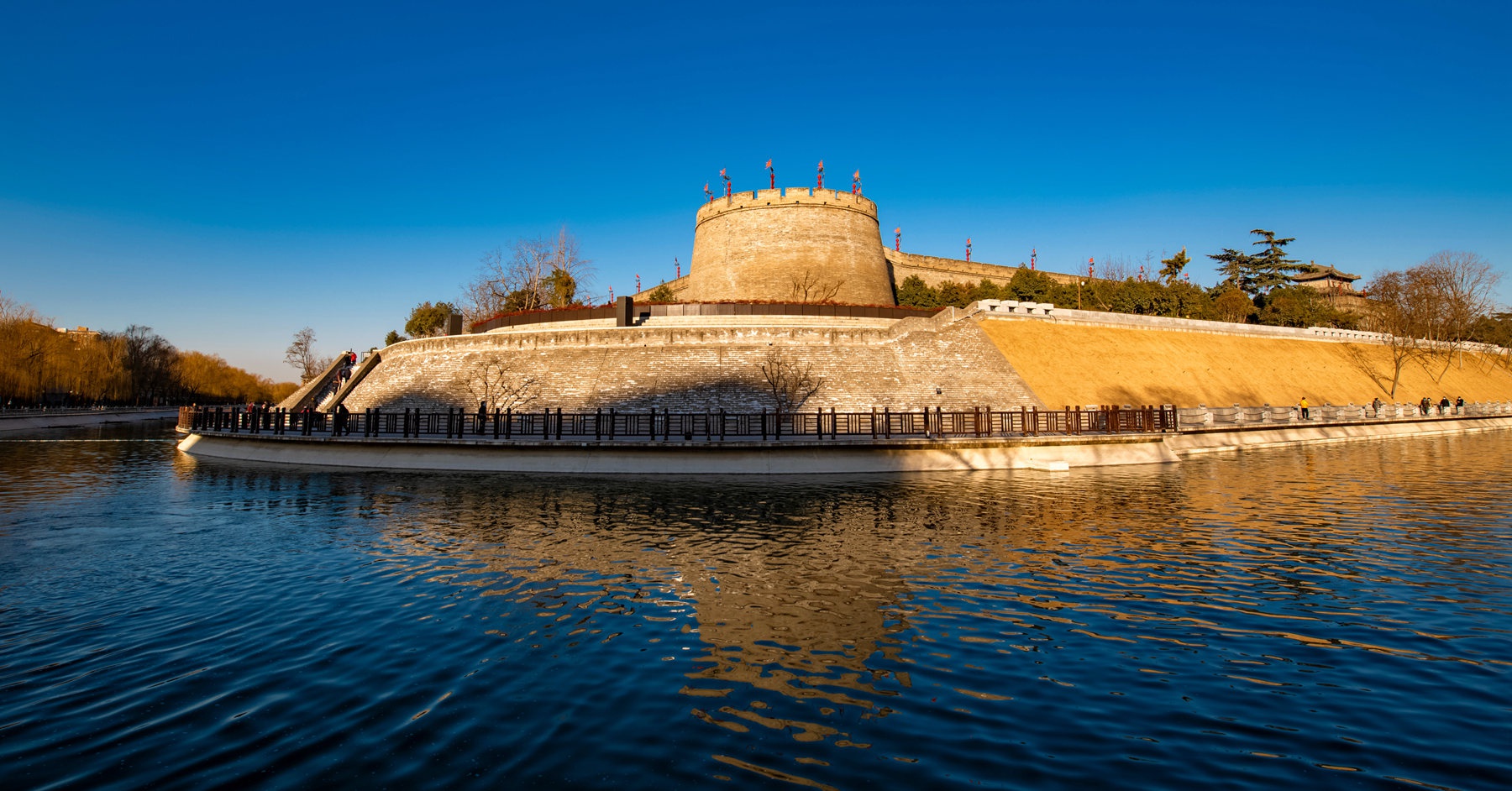 三九天气赏西安西南城叫风光