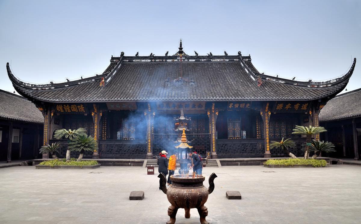 成都香火旺盛的一座寺庙,曾是中国南方"四大佛教丛林"之一_高清图集