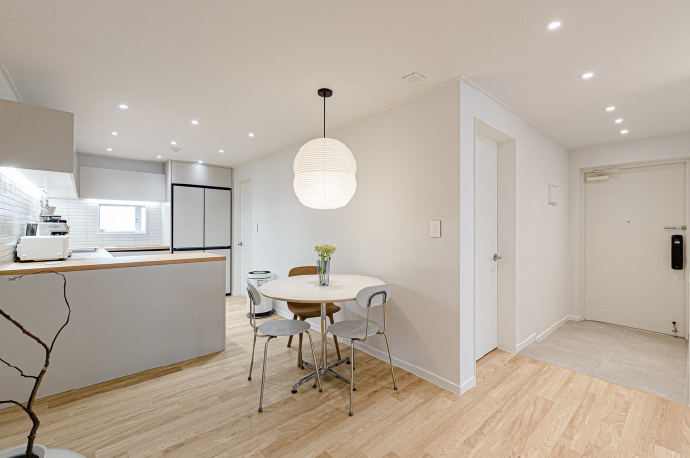 韩国现代极简小户型装修设计