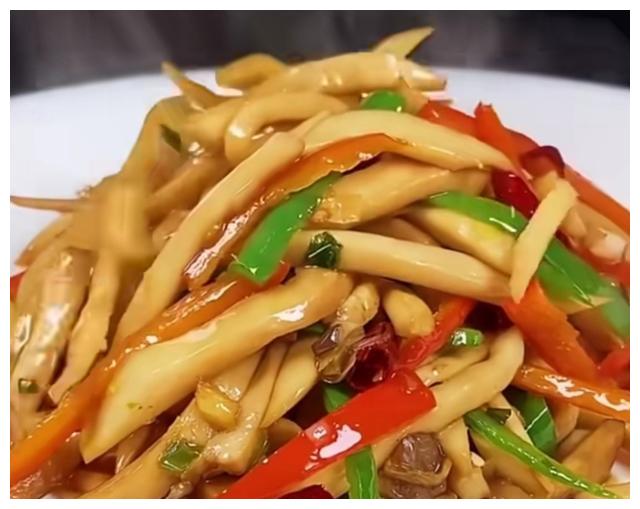 辣炒杏鲍菇这样做,简单四步,不好吃评论区来找我呦!__财经头条