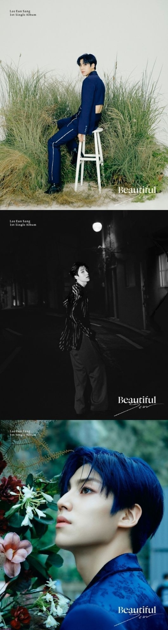 李垠尚公开自己第一张solo单曲《Beautiful Scar》的第二张预告照
