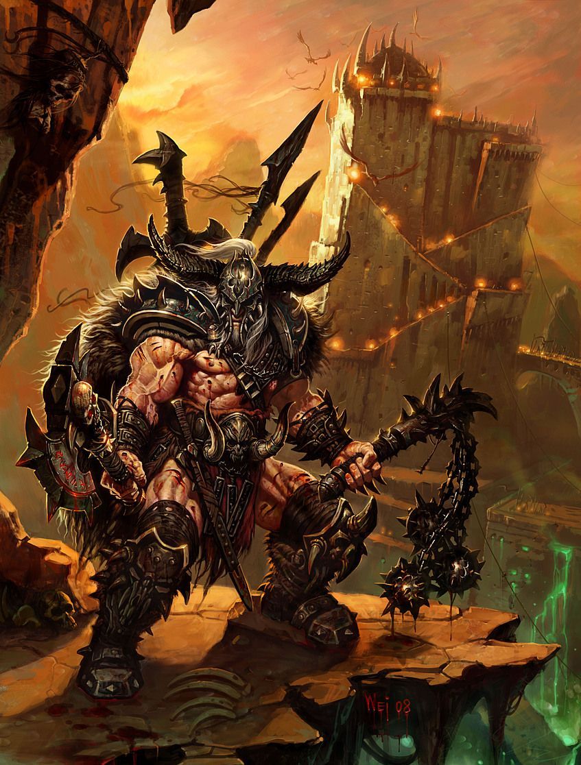 暗黑破坏神3原画作品选_高清图集_新浪网