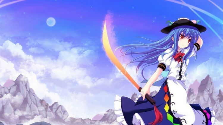 动漫美少女比那名居天子图片集