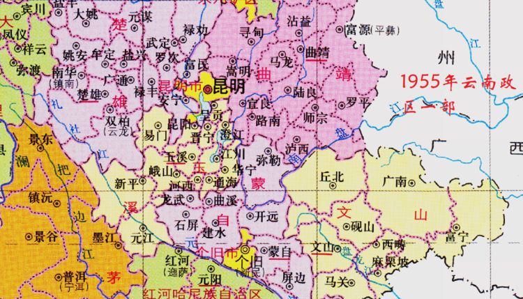 云南广西交界地图全图图片