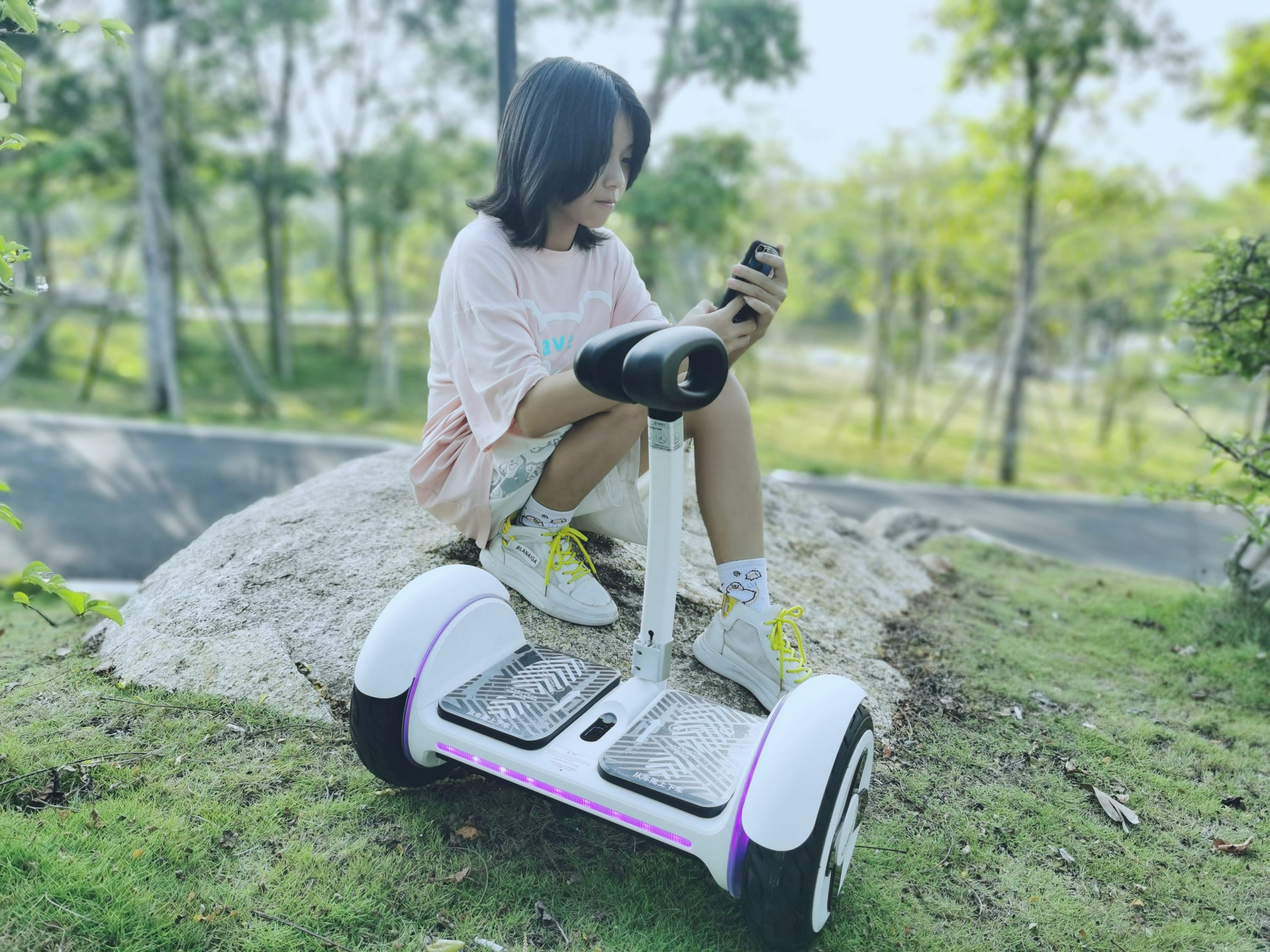 颜值与品质同时在线华为智慧生活360平衡车p1伴你智慧出游