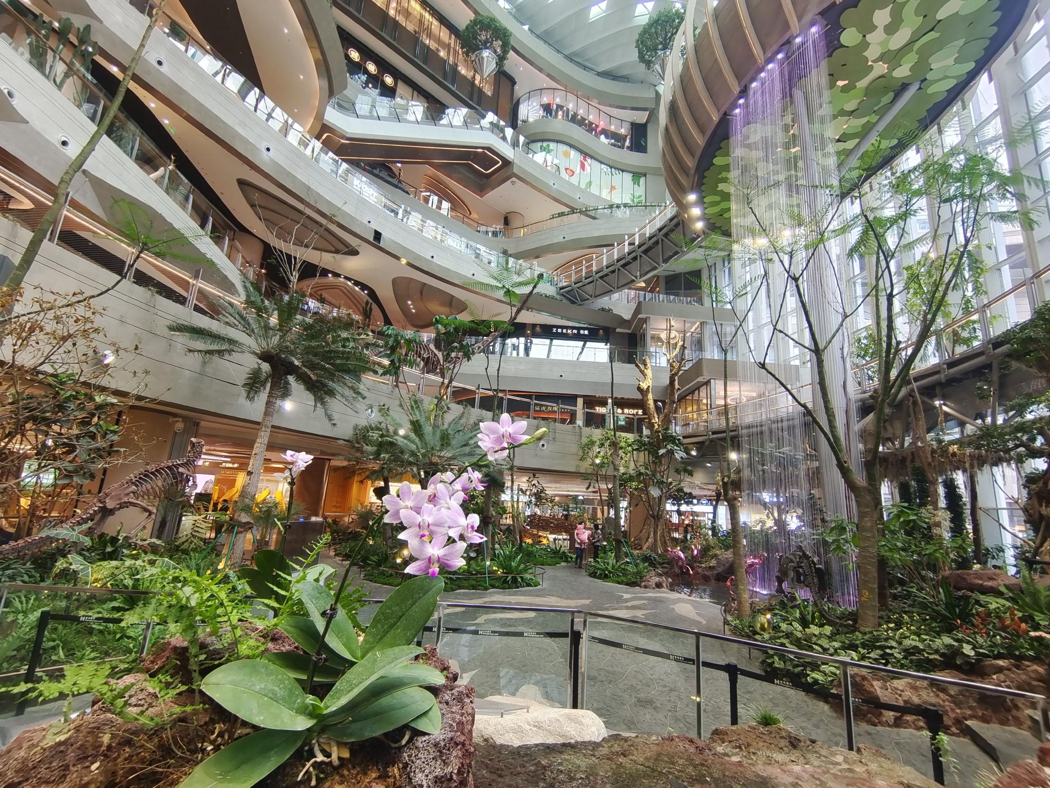 重庆光环购物中心像个大花园5__财经头条