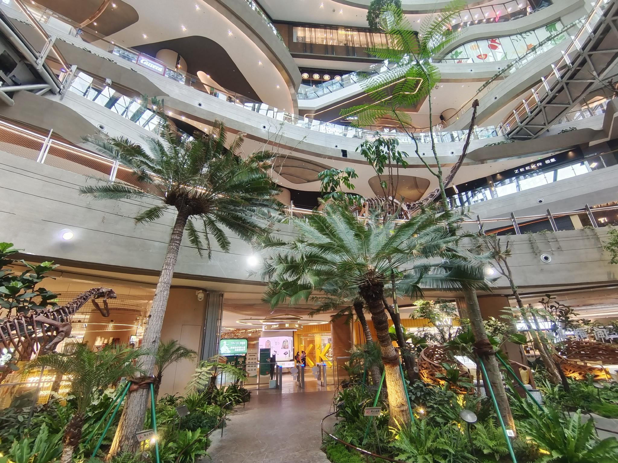 重庆光环购物中心像个大花园4