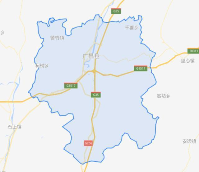 广昌县城详细地图图片