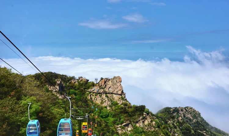 再遇云海景观！山东第一大山，初夏时节现高山独有自然风光