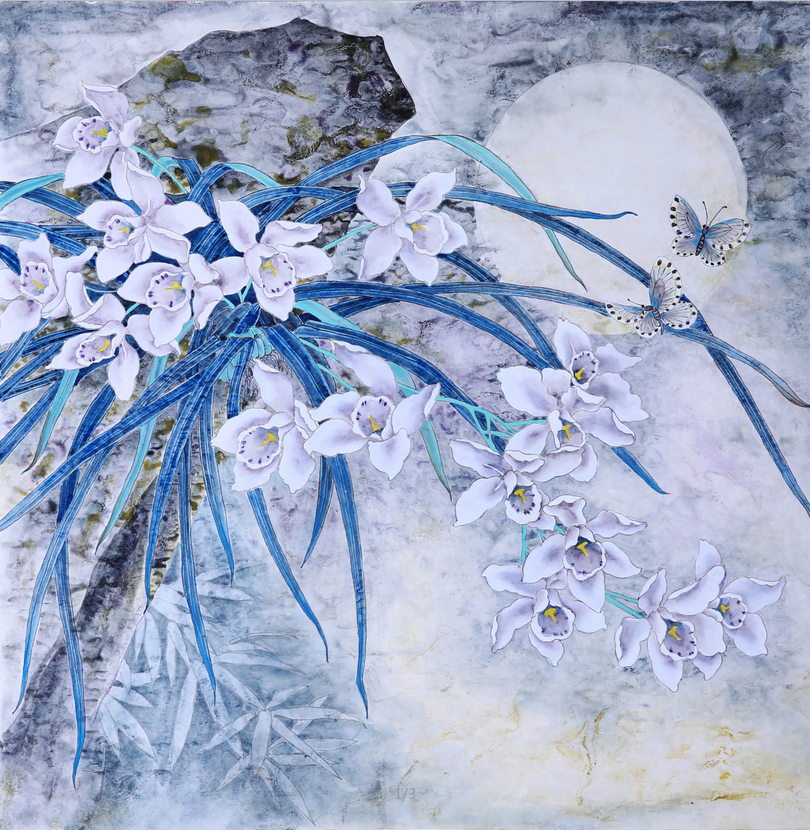 你知道家里为什么要挂一副兰花国画吗？休闲区蓝鸢梦想 - Www.slyday.coM