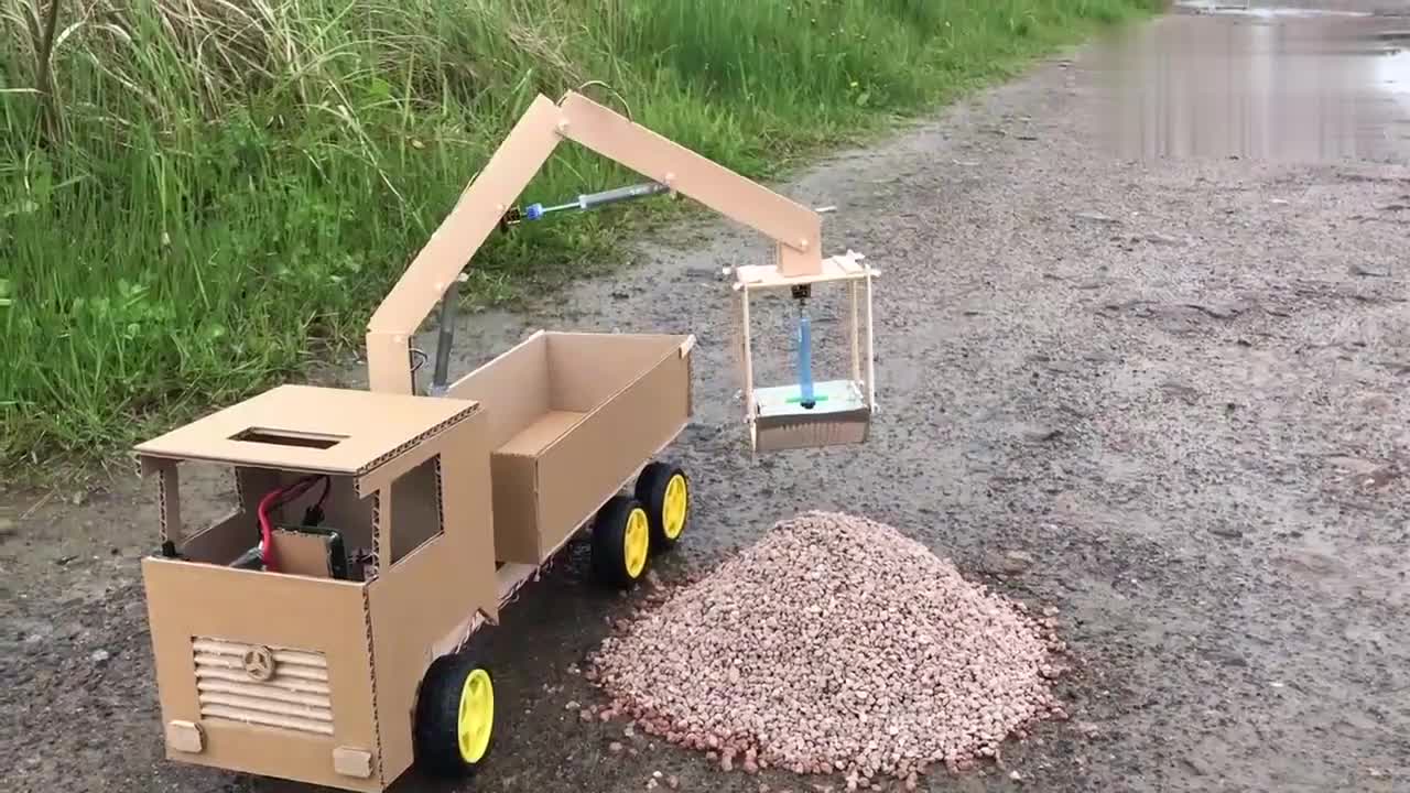 这才叫手工帝制作一个装载拖拉机功能也太强大了
