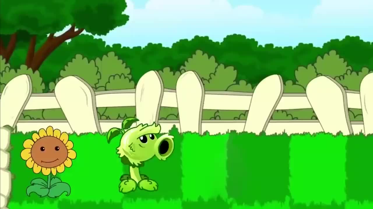 植物大战僵尸动画:会吐泡泡的僵尸