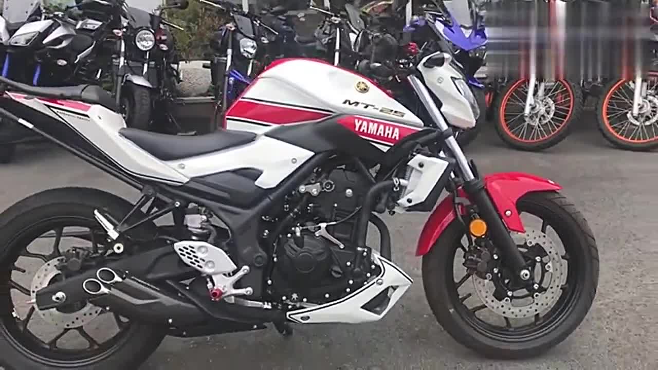 实拍雅马哈mt-25,同样是250差距不小