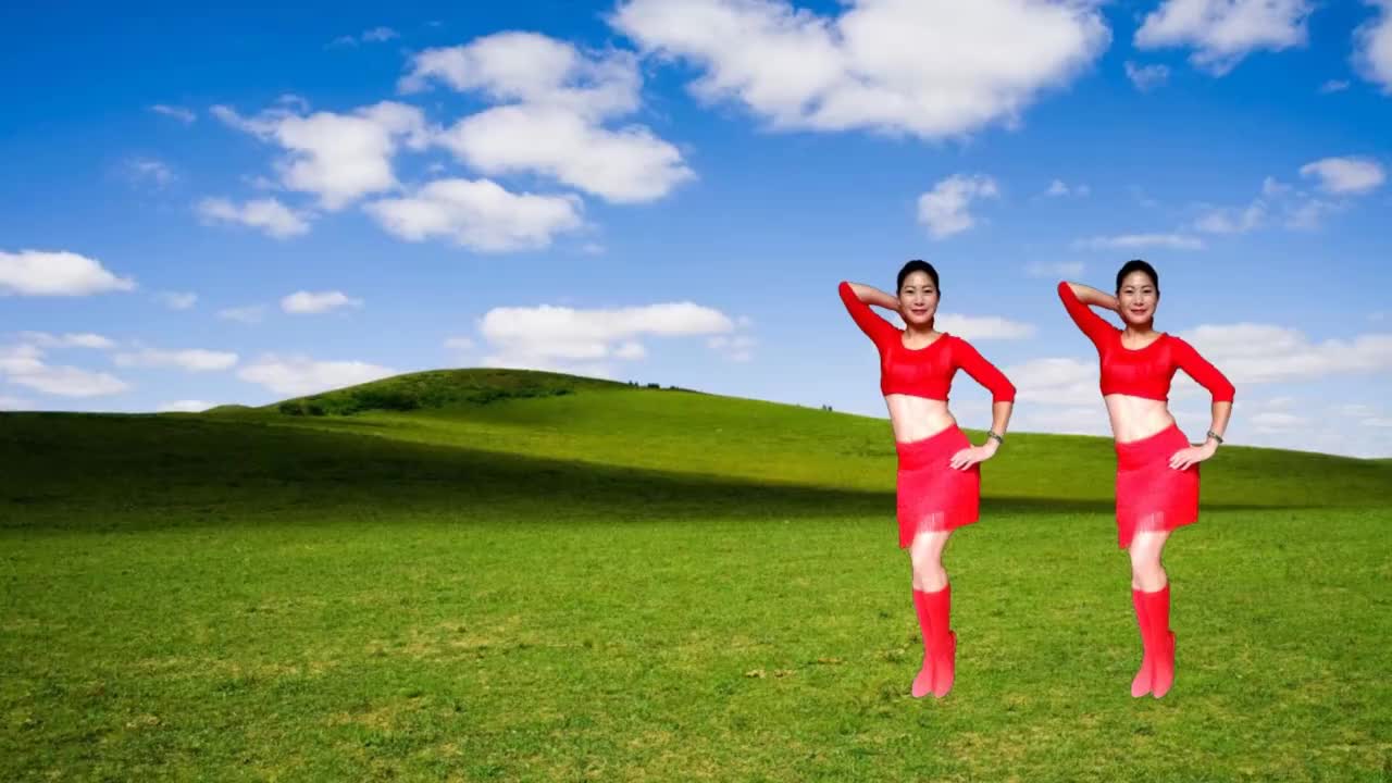 孝昌开心美美哒广场舞《一厢情愿》