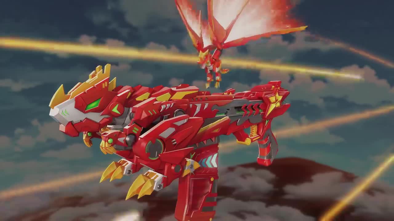 星兽猎人:星成与铠炎兽合体,打造赤炎神枪,火热的力量