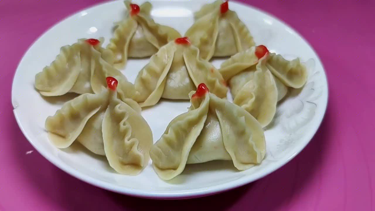 面点师教你花式蒸饺捏法,外形漂亮,面皮筋道,好吃又好看