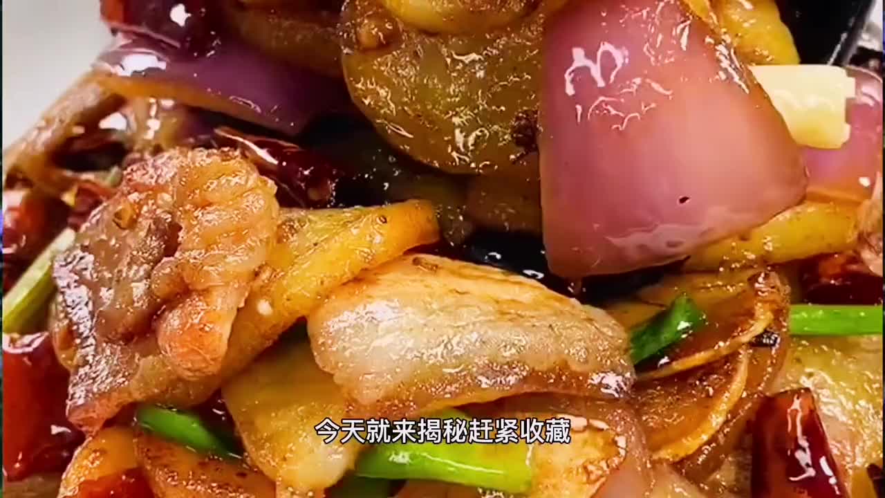 土豆五花肉炒法，好吃到爆