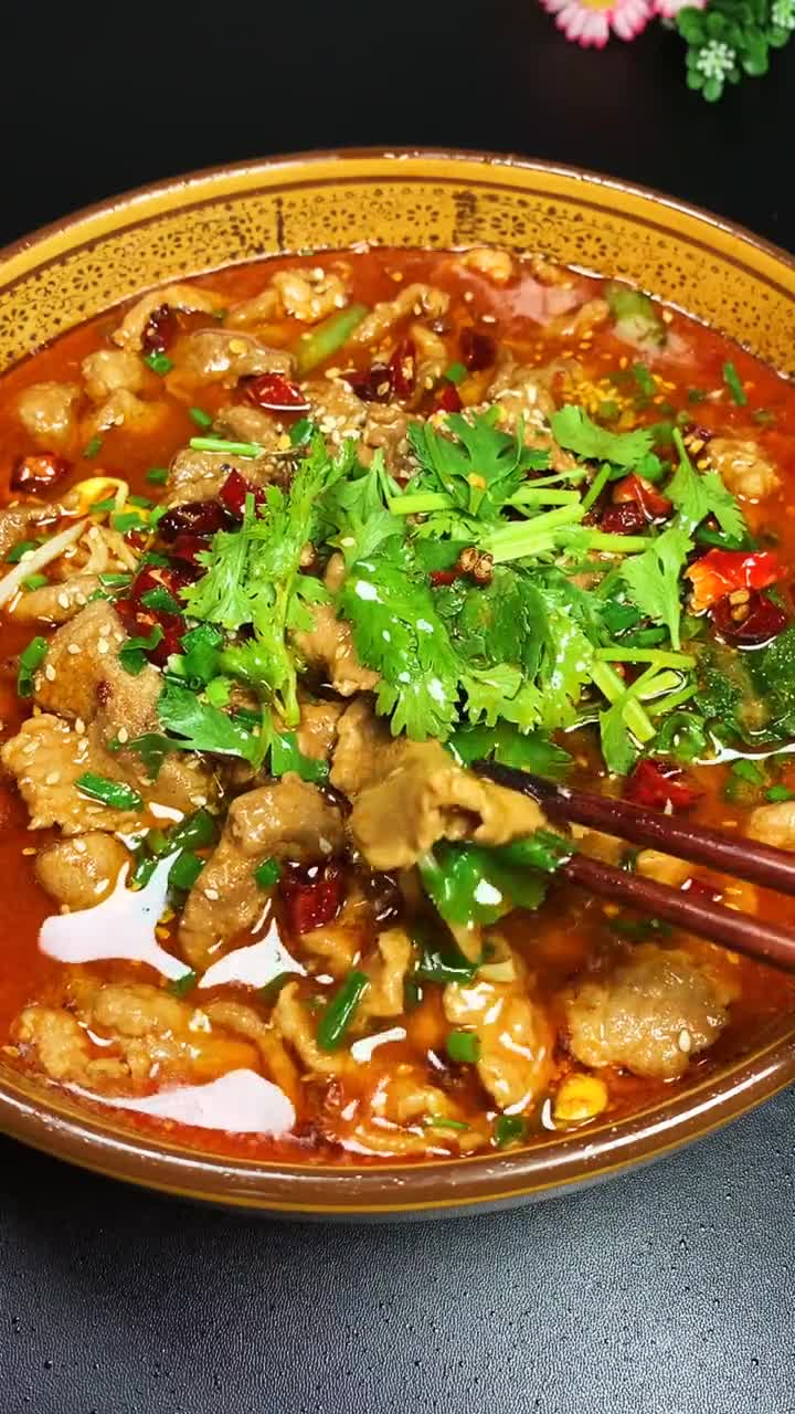 家庭版水煮肉片做法非常简单一看就会