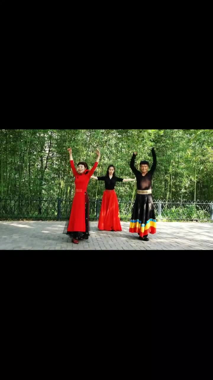 优美藏族舞蹈《扎嘎拉雪山》歌曲大气飞扬 舞蹈动感飘逸赏心悦目