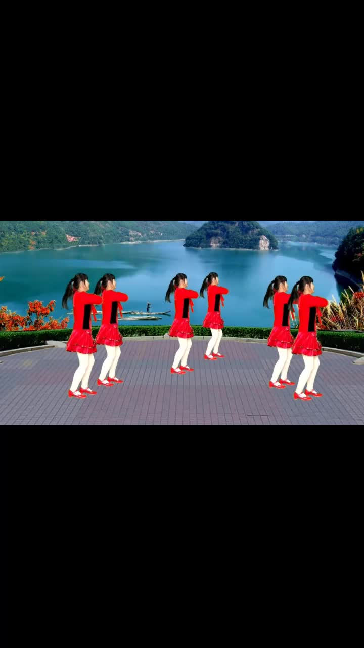 热门经典8步广场舞溜溜的姑娘像朵花简单欢快一分钟就会