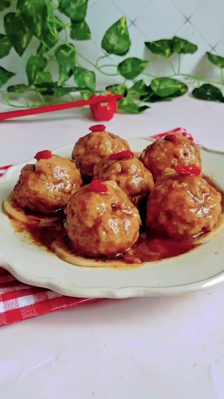 学会花样肉圆做法春节餐桌让你倍有面儿