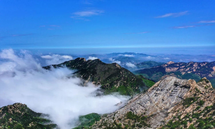 再遇云海景观！山东第一大山，初夏时节现高山独有自然风光
