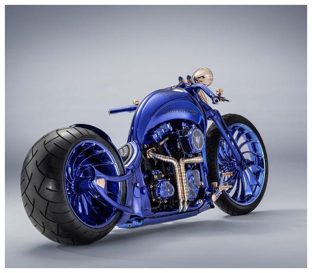 哪个是你心中的幽灵战车复古未来派哈雷or哈雷戴维森蓝色版
