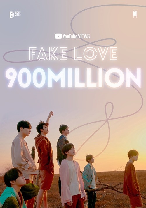 防弹少年团fakeloveyoutube点击数突破9亿