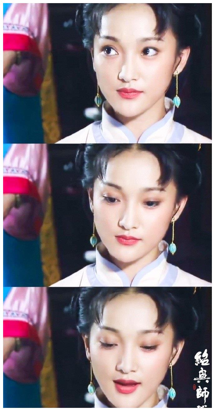 《绍兴师爷》里的周迅真水灵啊,眼睛灿若星辰,颜值巅峰不为过