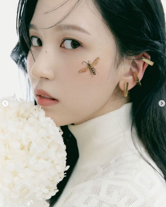 twice成员mina登时尚杂志 蜜蜂元素抢镜|女团|杂志|韩国_新浪新闻